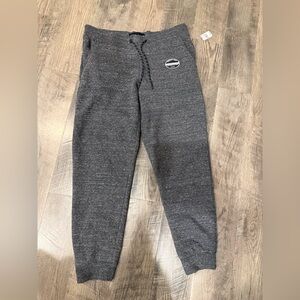 Charcoal Jogger Pants with Logo